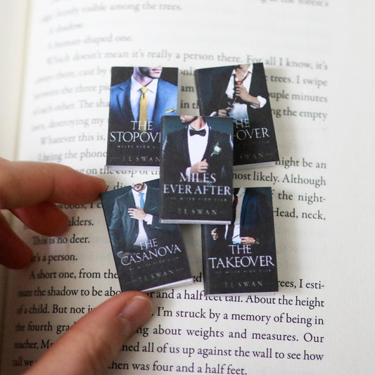 Handmade MINI Miles High Club Series Books (set of 5 mini books)