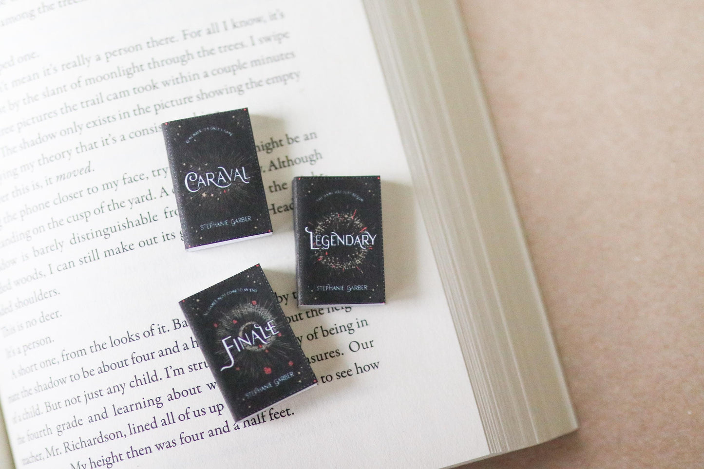 Handmade MINI Special Edition Stephanie Garber Books (set of 3 mini books)