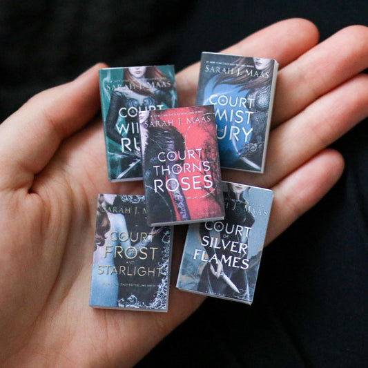 Handmade MINI Special Edition Sarah J Maas Books(set of 5 mini books)