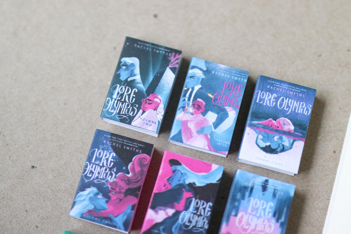 Handmade MINI Lore Olympus Books (set of 9 mini books)