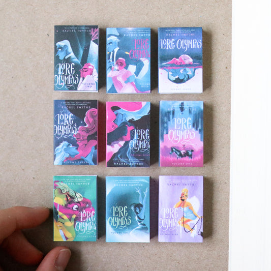Handmade MINI Lore Olympus Books (set of 9 mini books)
