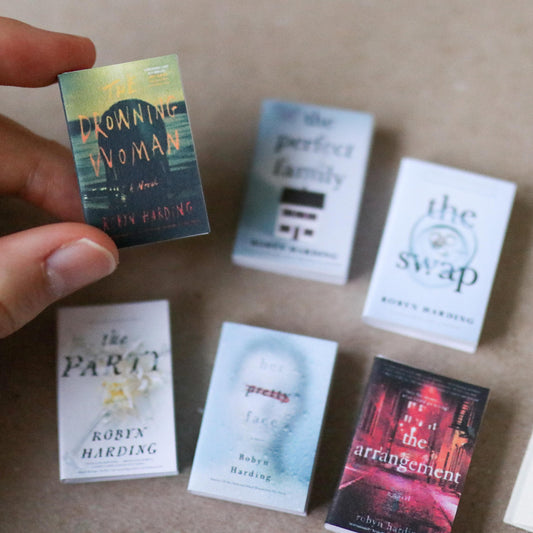 Handmade MINI Robyn Harding Books (set of 6 mini books)