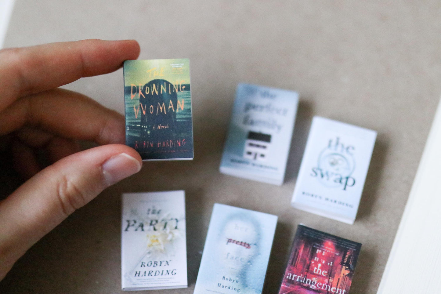 Handmade MINI Robyn Harding Books (set of 6 mini books)