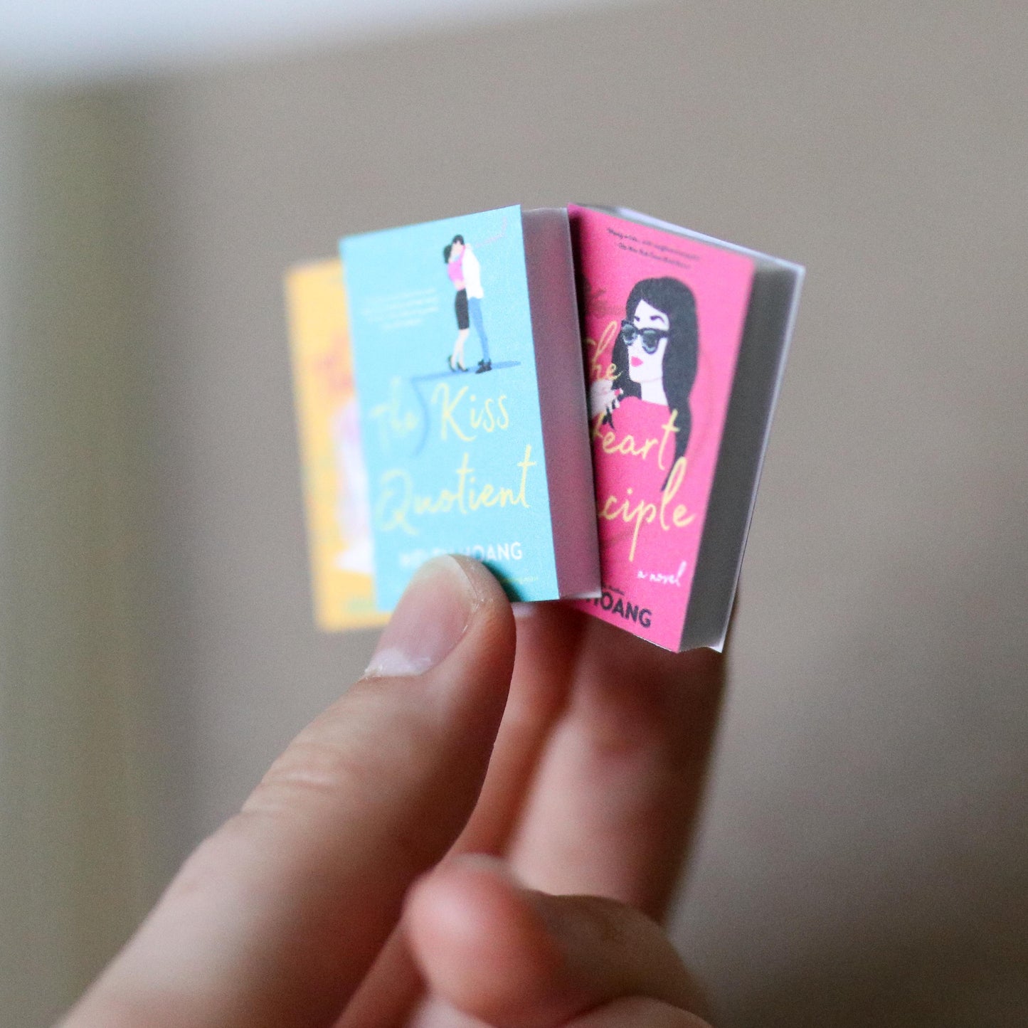 Handmade MINI The Kiss Quotient Series Books (set of 3 mini books)
