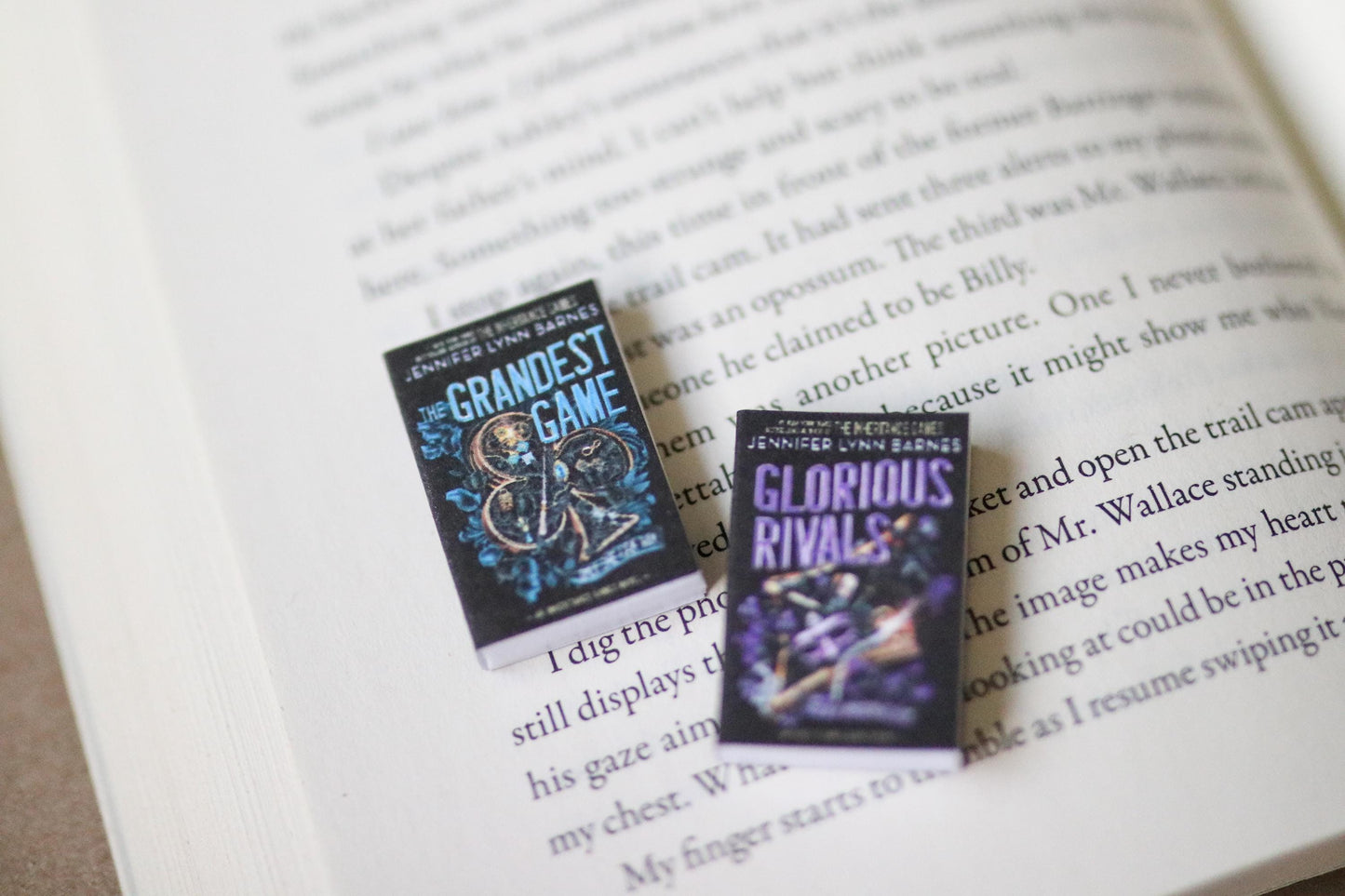 Handmade MINI The Grandest Game Series Books (set of 2 mini books)