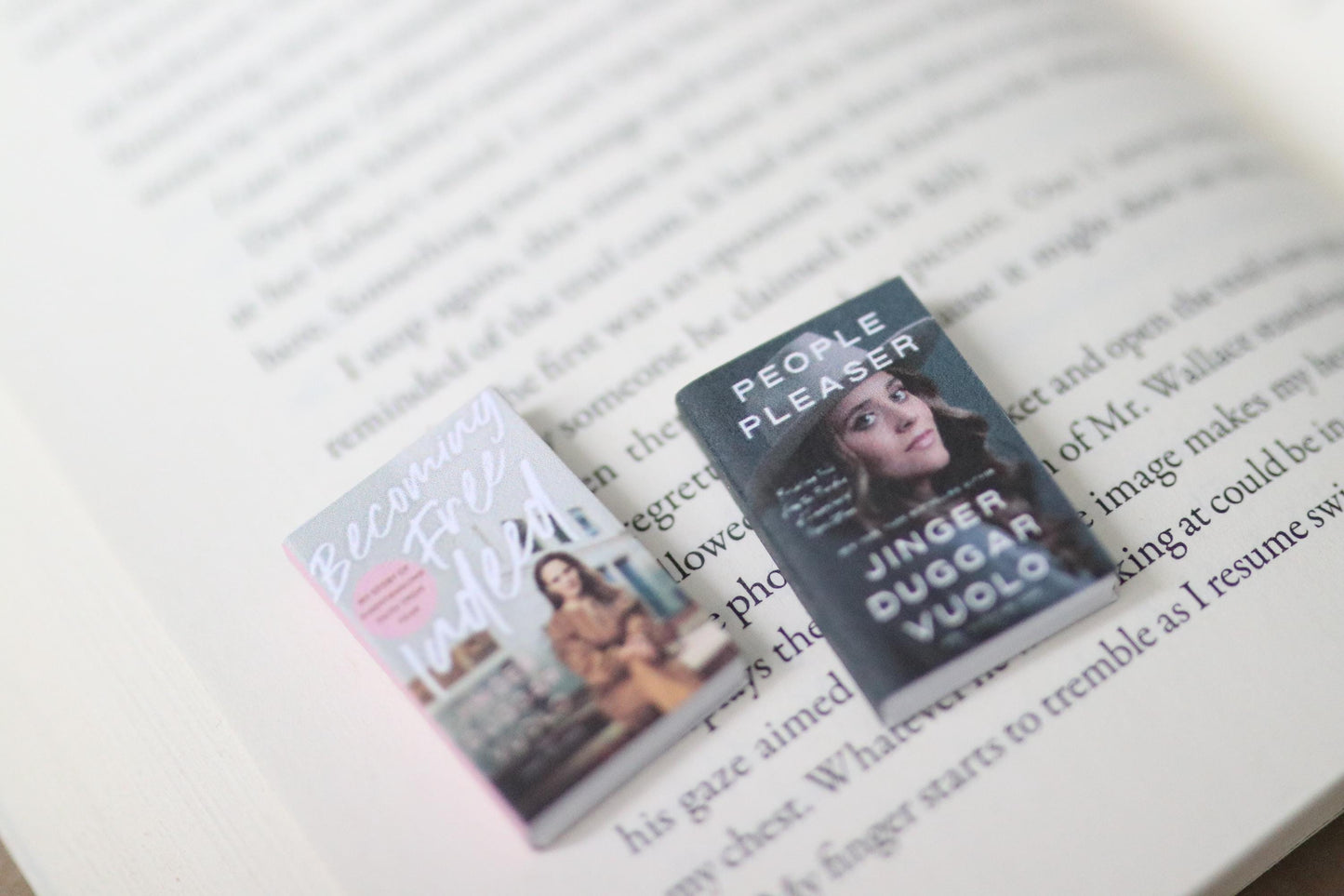 Handmade MINI Jinger Duggar Vuolo Books (set of 2 mini books)