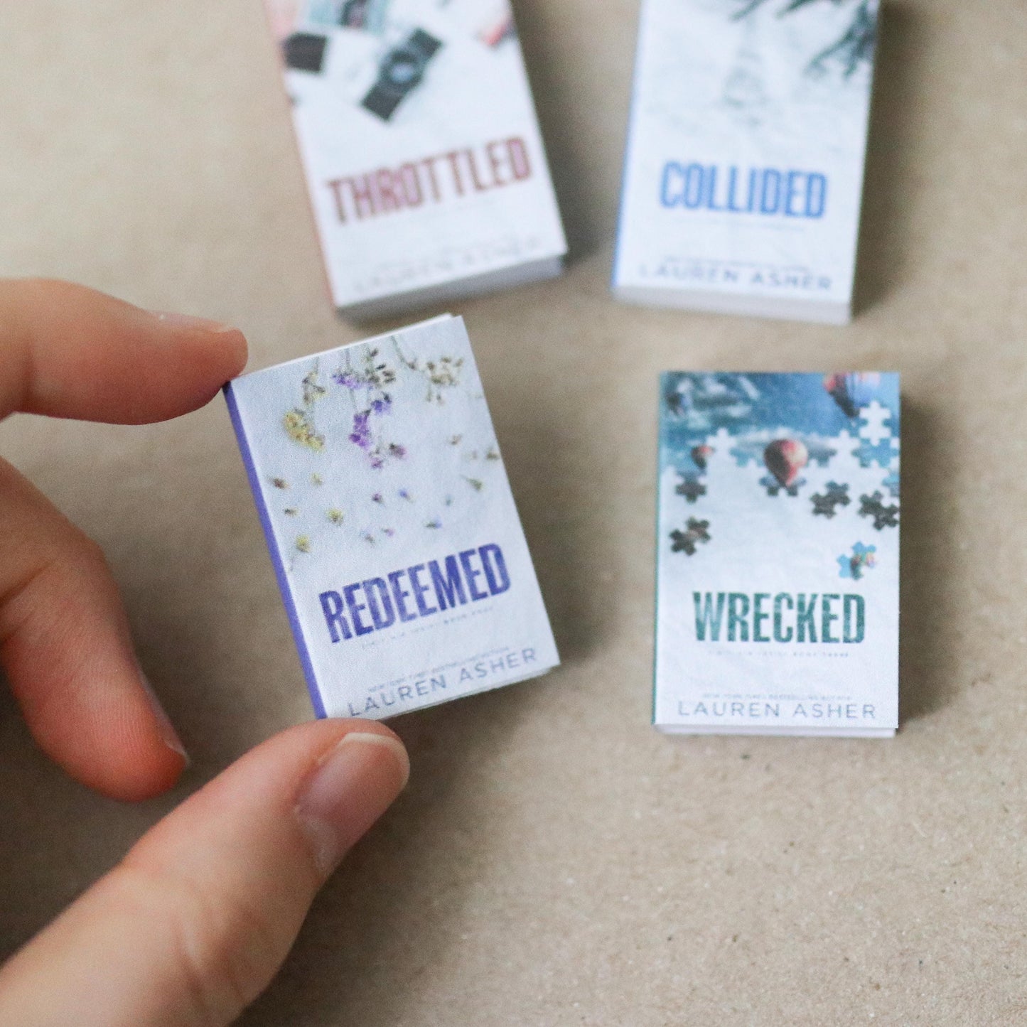 Handmade MINI Dirty Air Series Books (set of 4 mini books)