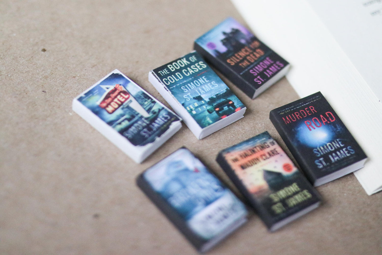 Handmade MINI Simone St. James Books (set of 6 mini books)