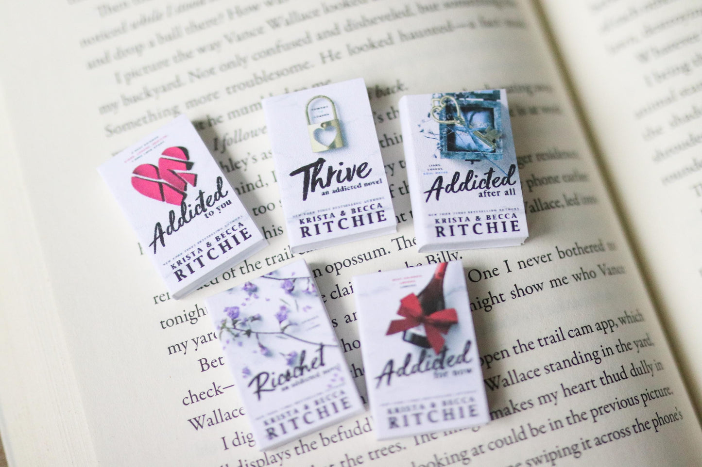 Handmade MINI Addicted Series Books (set of 5 mini books)