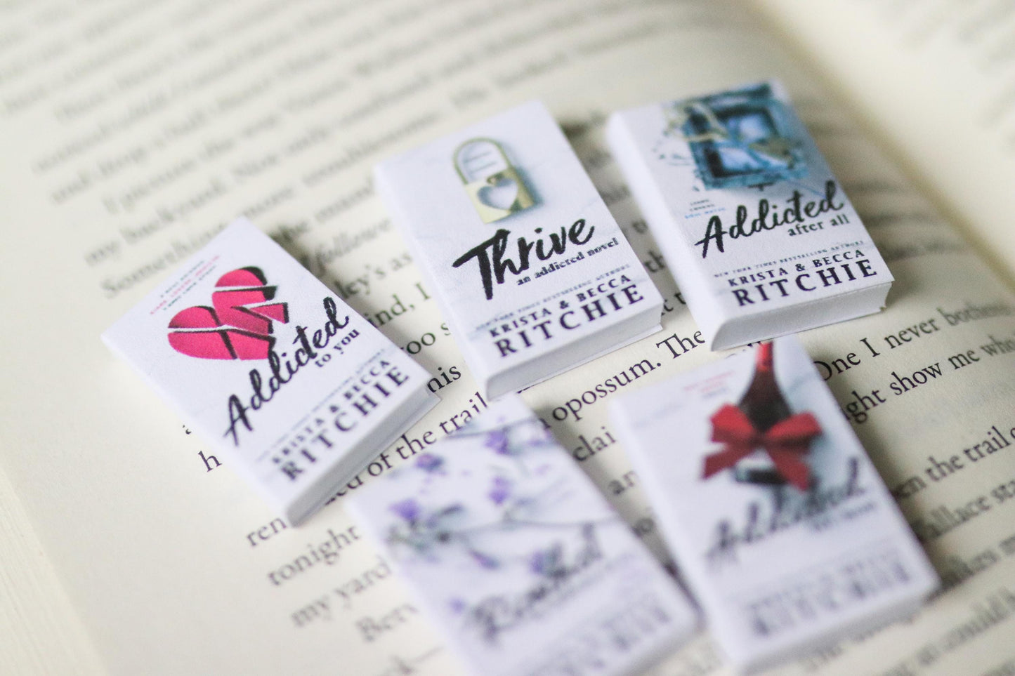 Handmade MINI Addicted Series Books (set of 5 mini books)