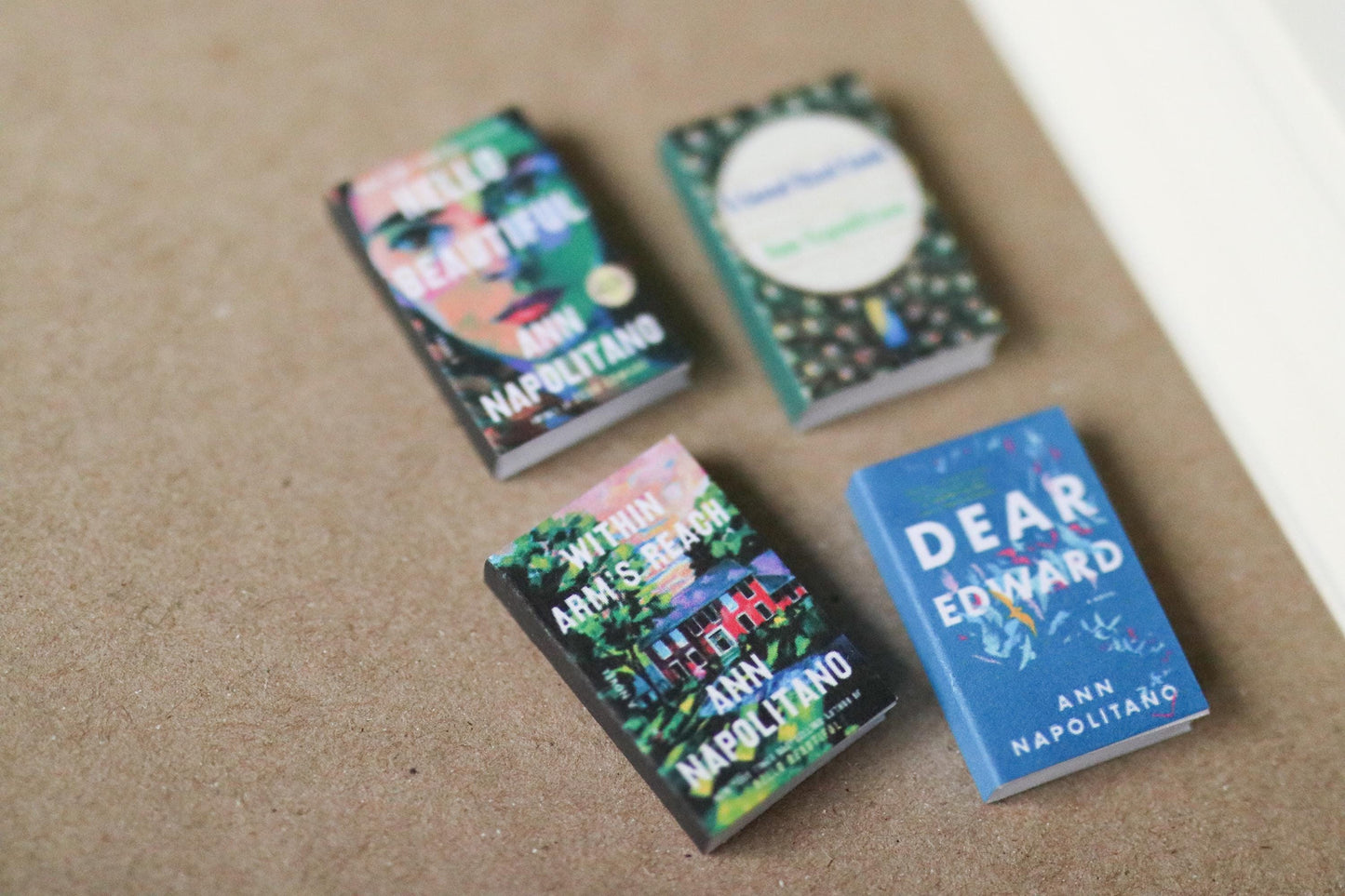 Handmade MINI Ann Napolitano Books (set of 4 mini books)