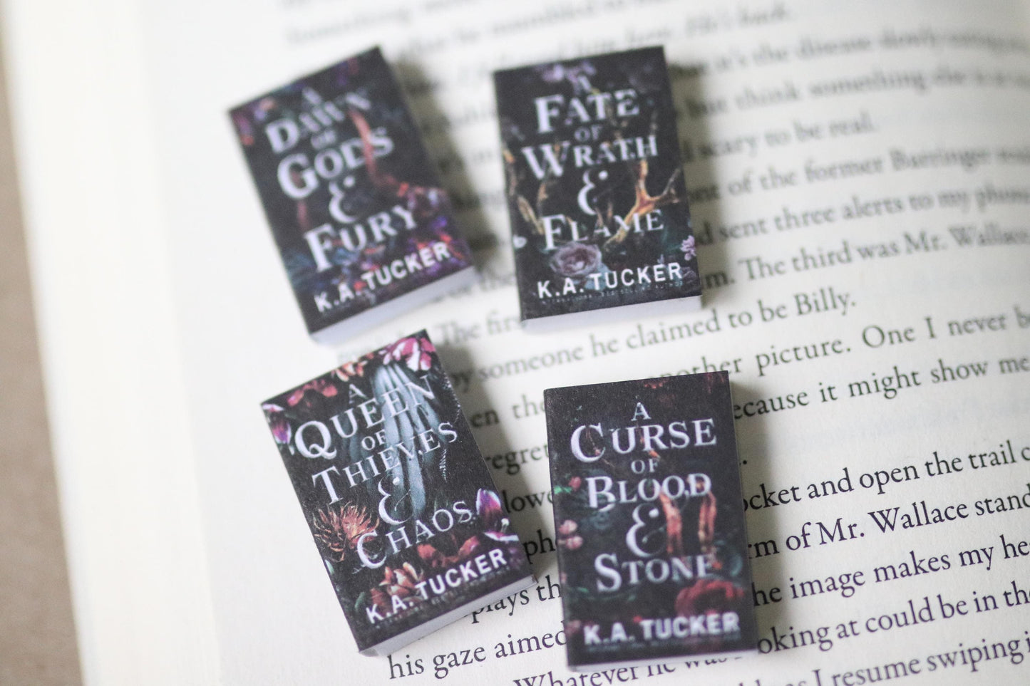 Handmade MINI Fate & Flame Series Books (set of 4 mini books)