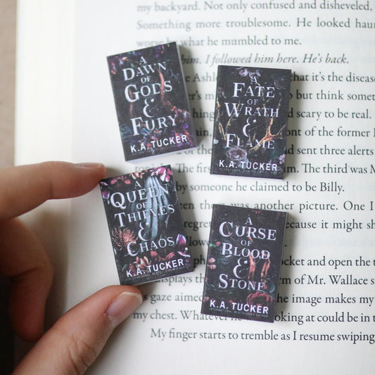 Handmade MINI Fate & Flame Series Books (set of 4 mini books)
