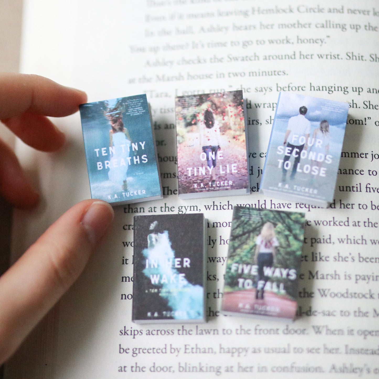 Handmade MINI Ten Tiny Breaths Series Books (set of 5 mini books)