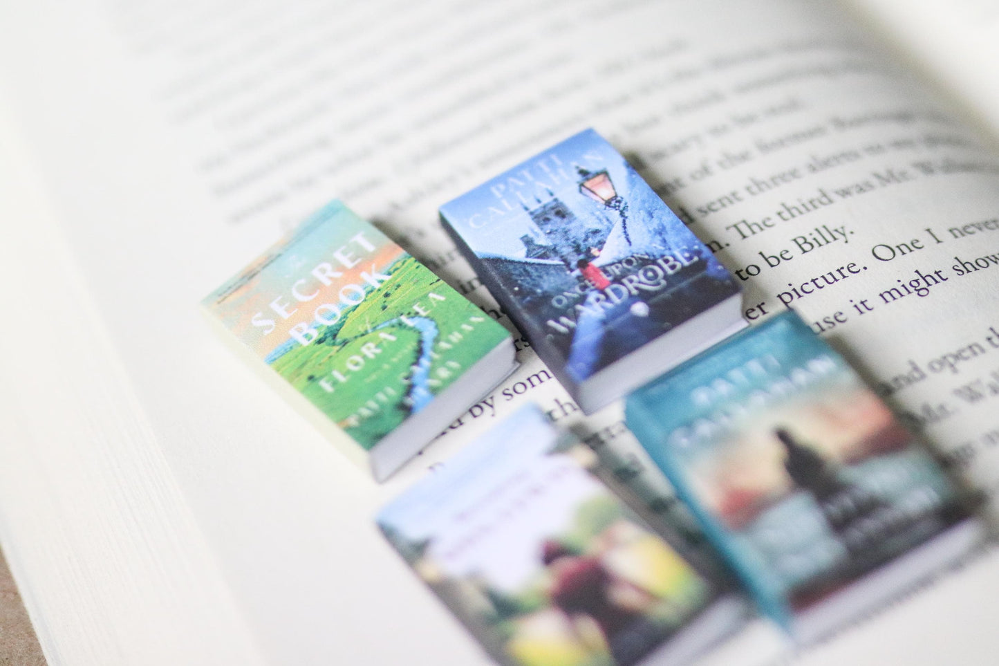 Handmade MINI Patti Callahan Henry Books (set of 4 mini books)