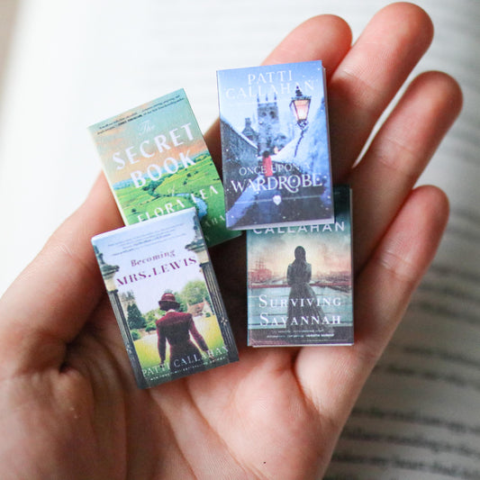 Handmade MINI Patti Callahan Henry Books (set of 4 mini books)