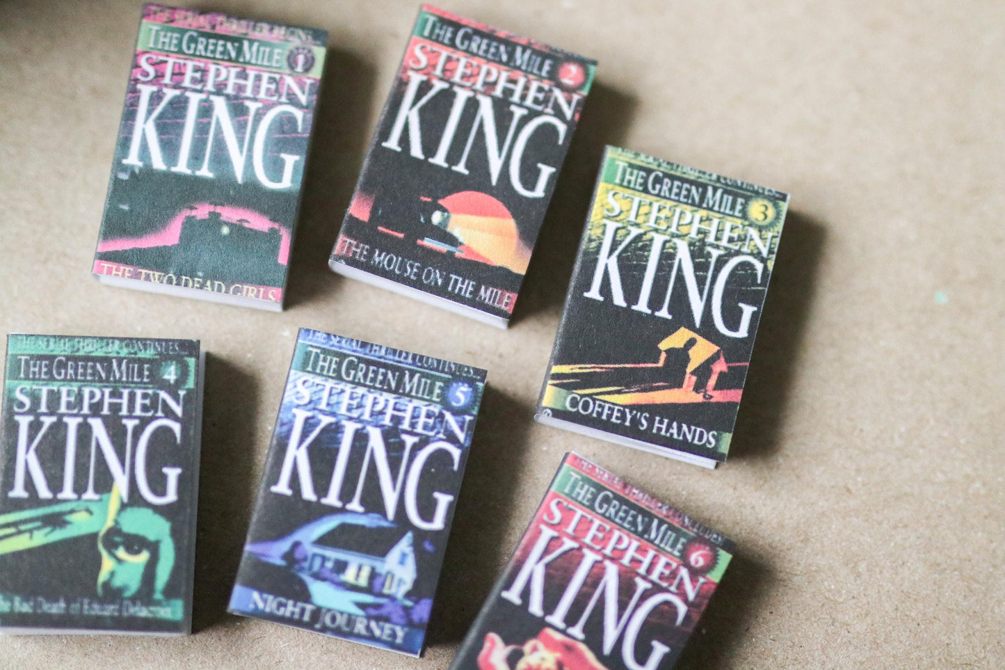 Handmade MINI The Green Mile Series Books (set of 6 mini books)
