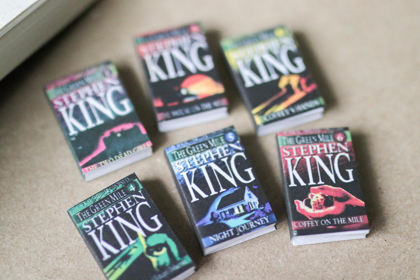 Handmade MINI The Green Mile Series Books (set of 6 mini books)
