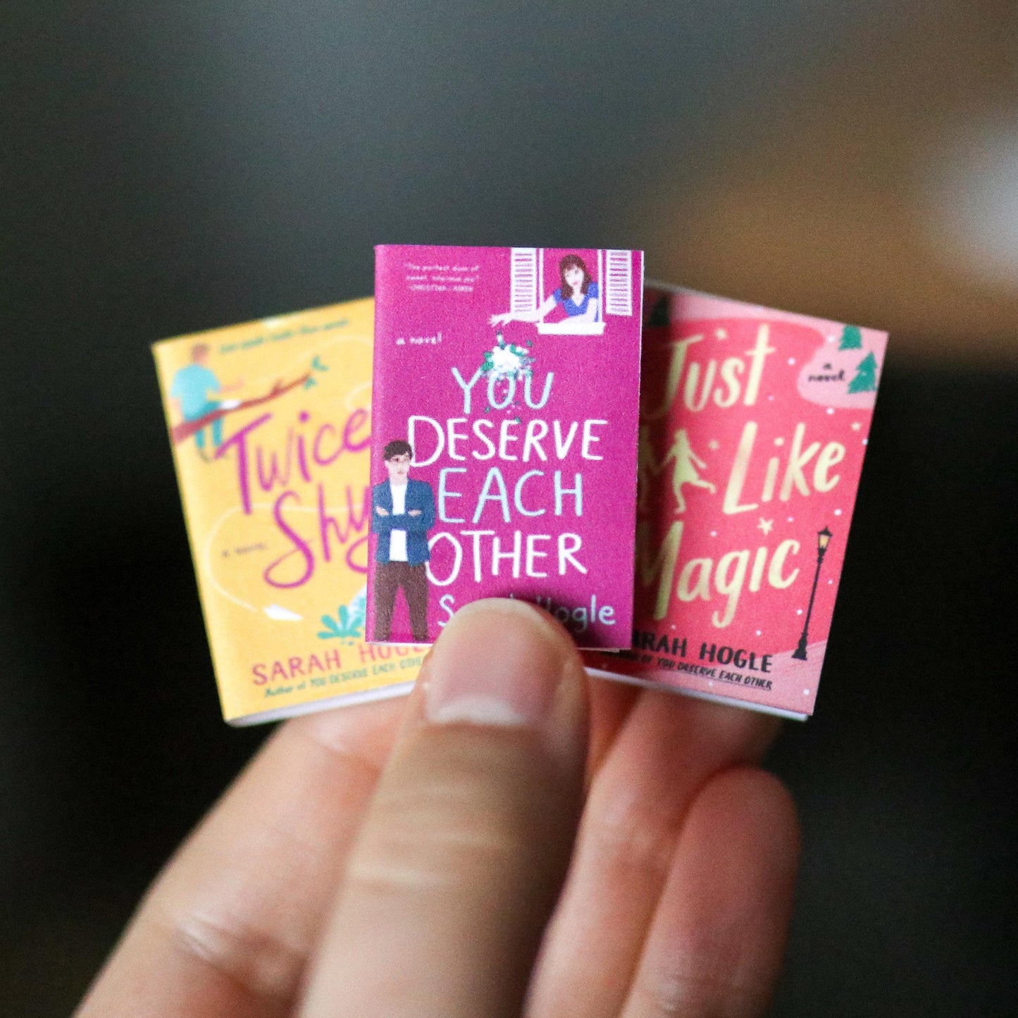 Handmade MINI You Deserve Each Other Series Books (set of 3 mini books)