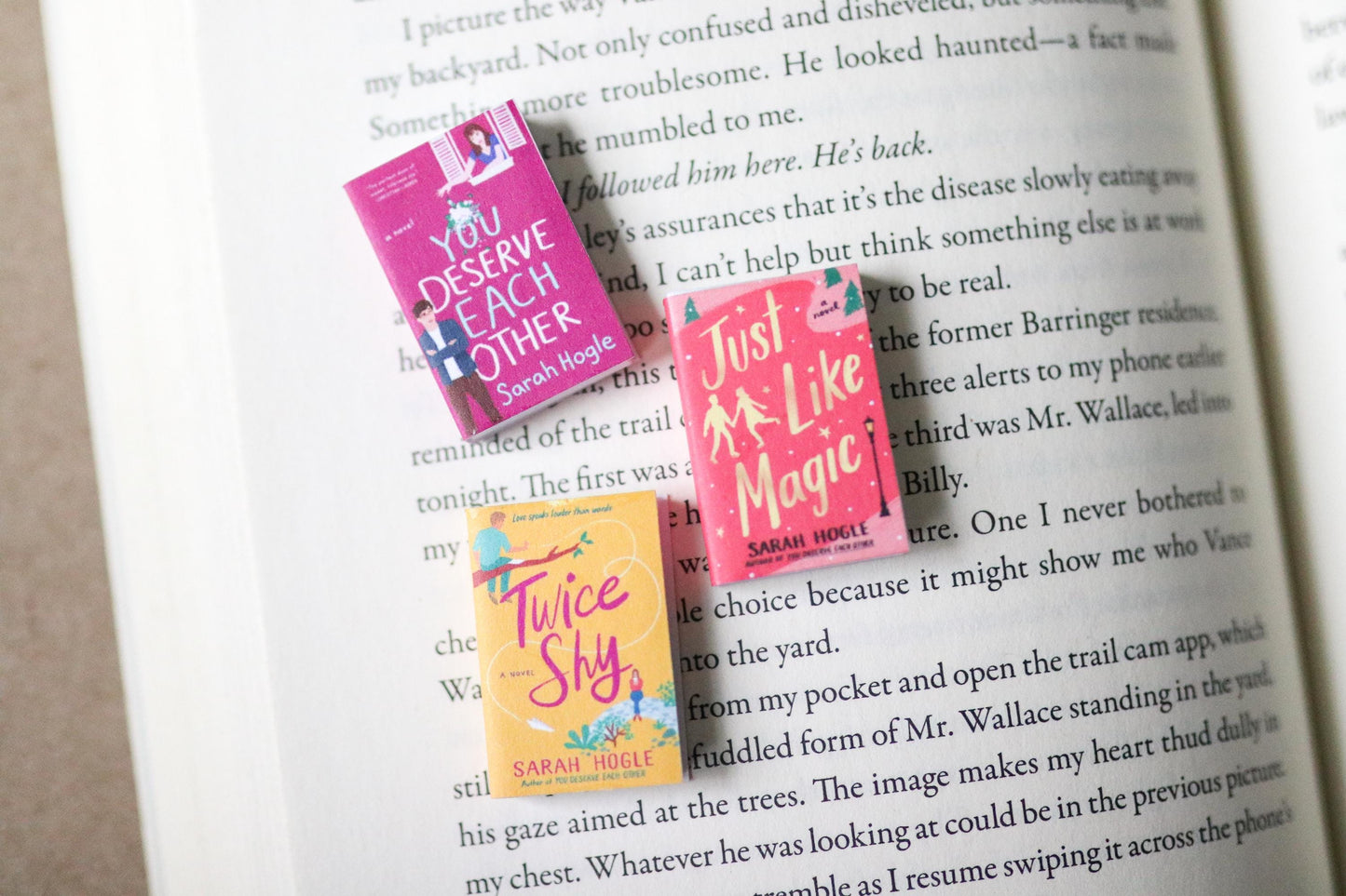Handmade MINI You Deserve Each Other Series Books (set of 3 mini books)