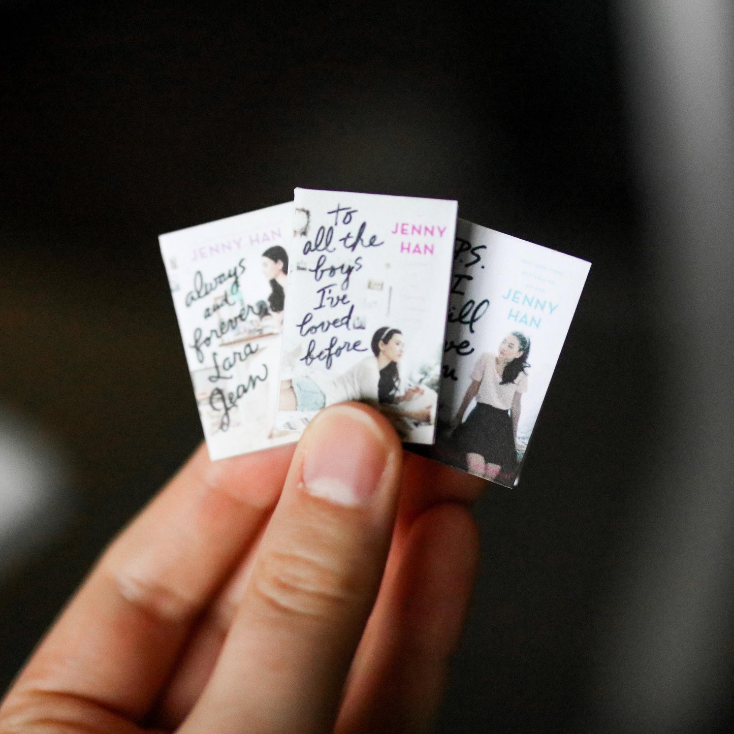 Handmade MINI To All the Boys I've Loved Before Series Books (set of 3 mini books)
