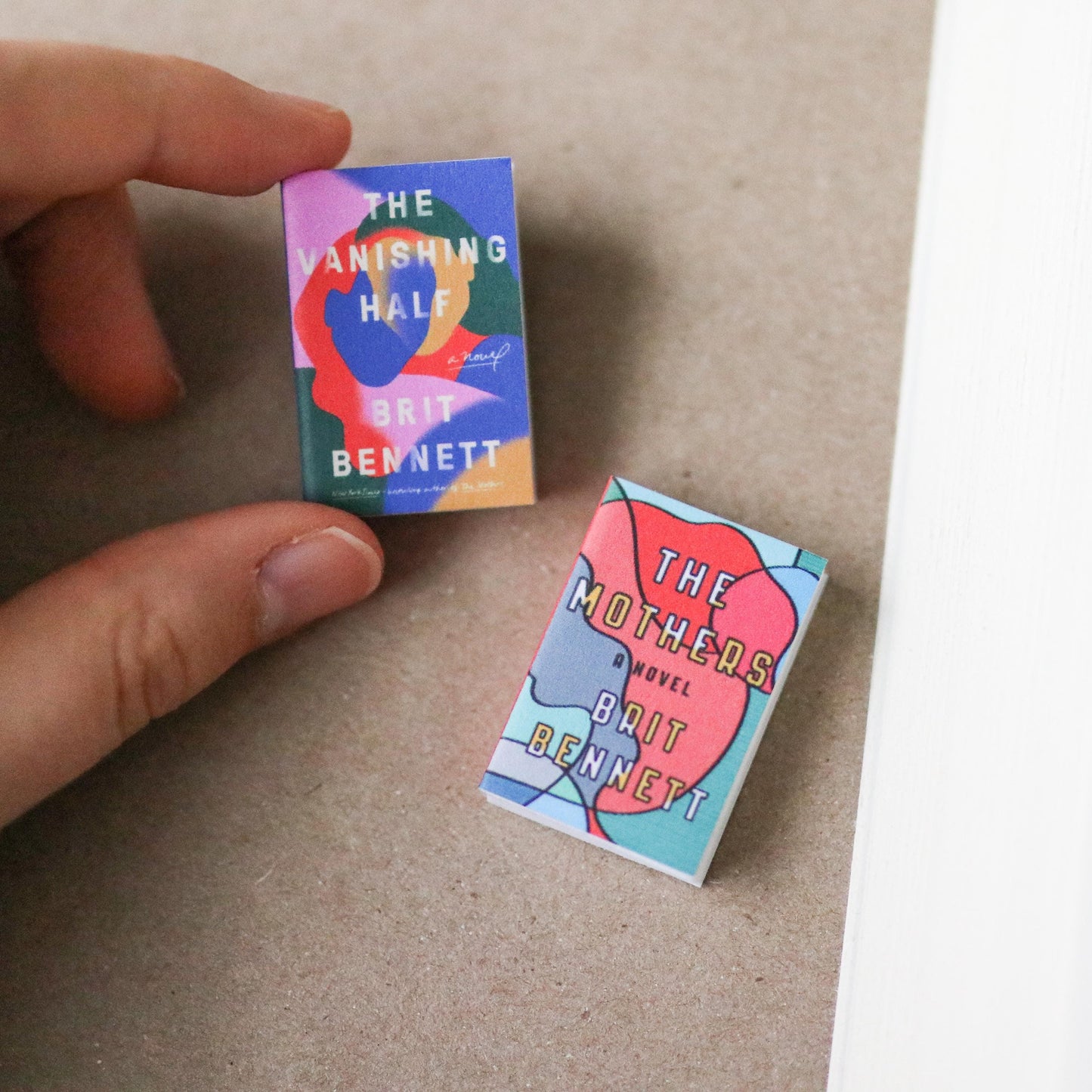Handmade MINI Brit Bennett Books (set of 2 mini books)