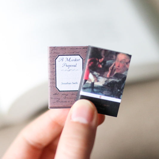 Handmade MINI Jonathan Swift Books (set of 2 mini books)