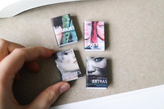 Handmade MINI Uglies Series Books (set of 4 mini books)