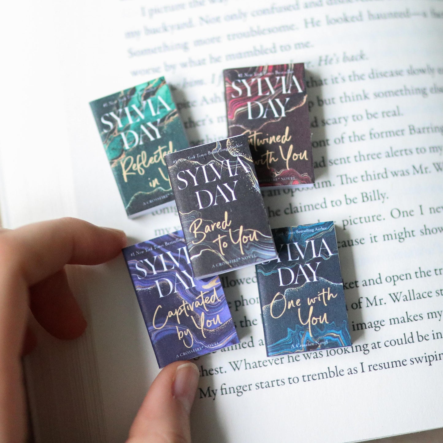 Handmade MINI Crossfire Series Books (set of 5 mini books)