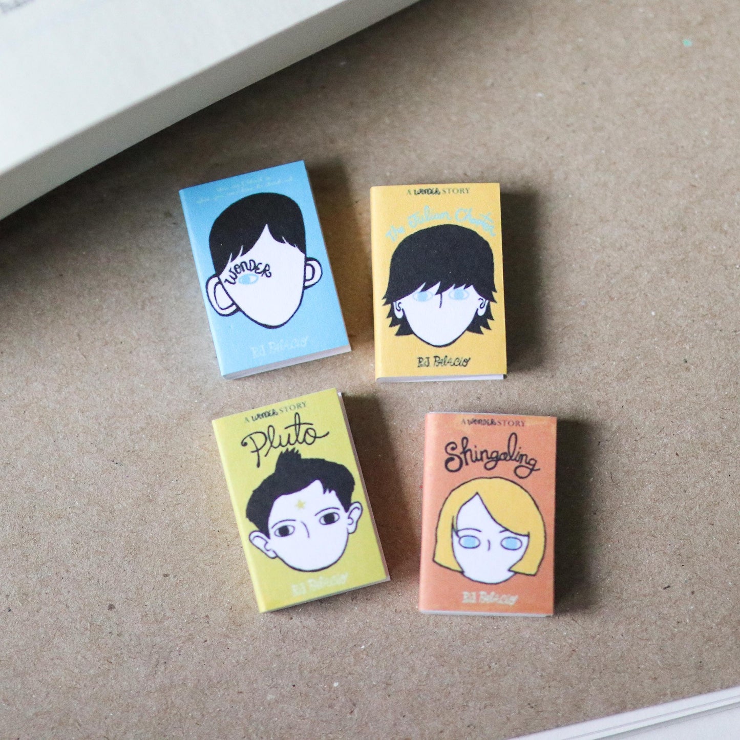 Handmade MINI Wonder Series Books (set of 4 mini books)