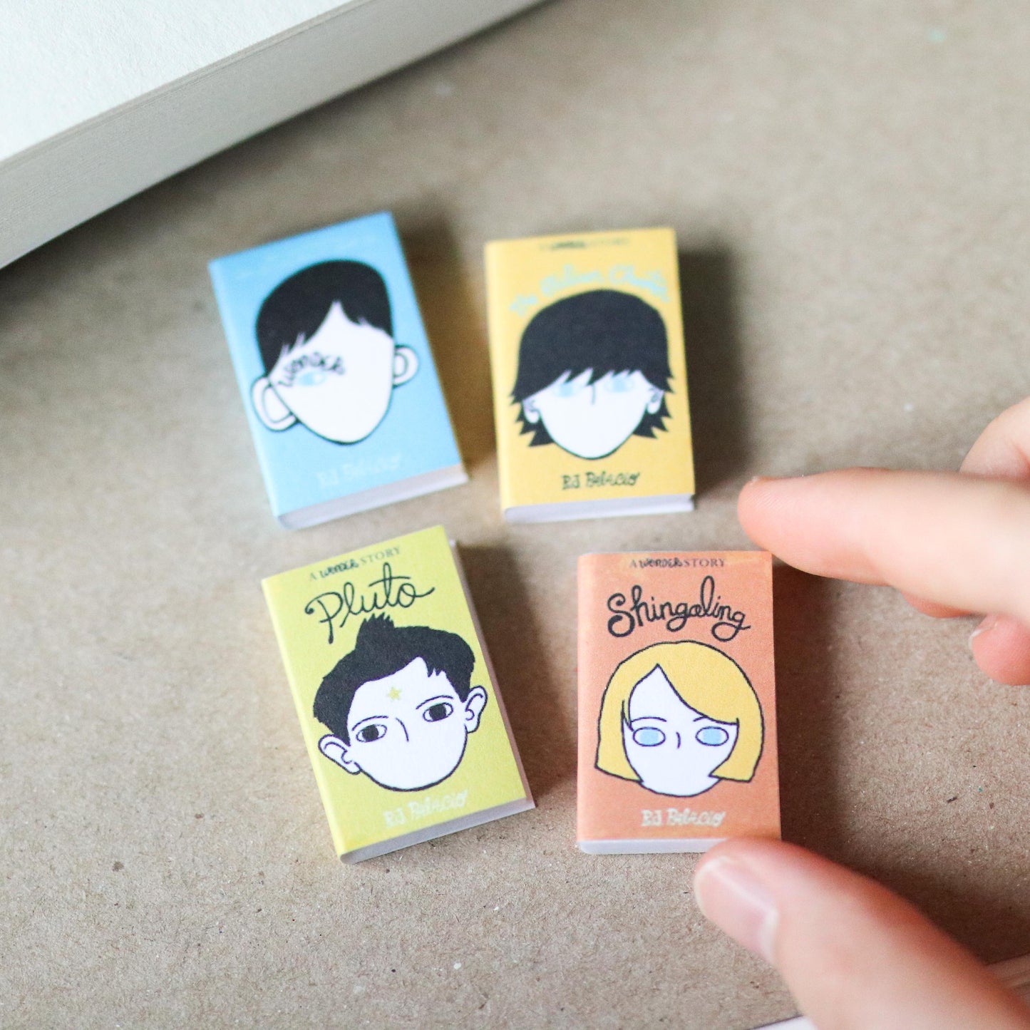 Handmade MINI Wonder Series Books (set of 4 mini books)