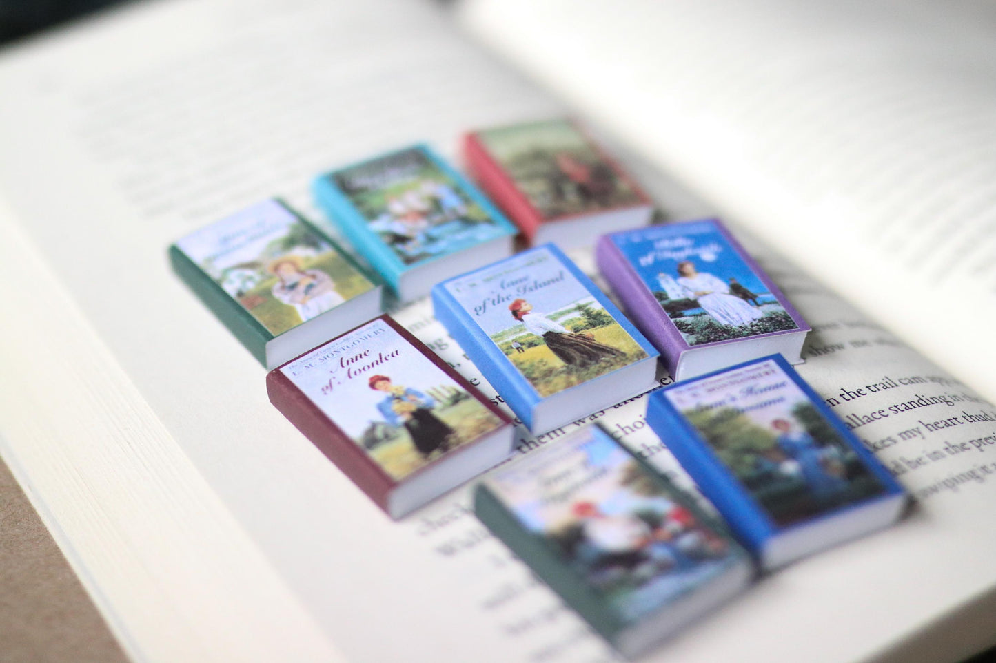 Handmade MINI Anne of Green Gables Books (set of 8 mini books)