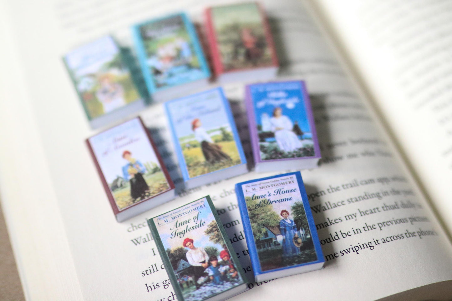 Handmade MINI Anne of Green Gables Books (set of 8 mini books)
