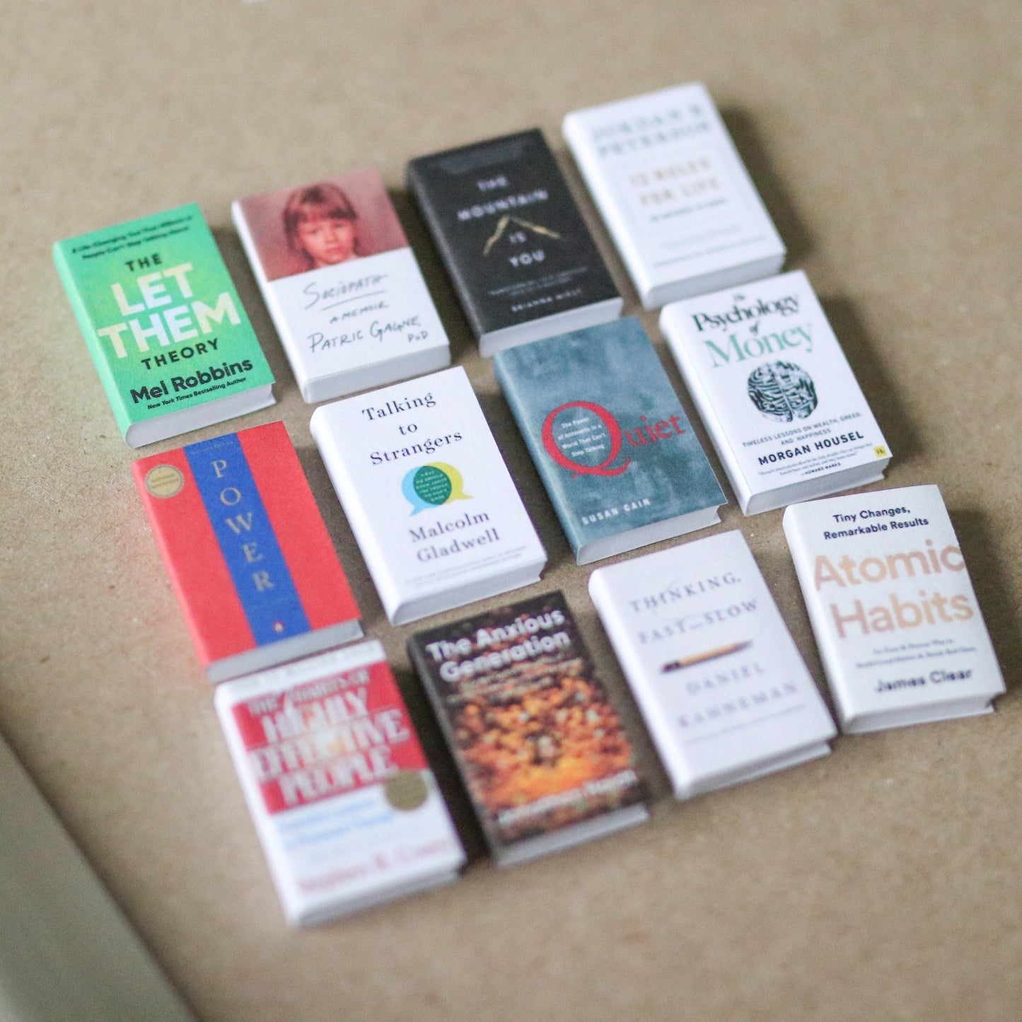 Handmade MINI Non-fiction Books (set of 12 mini books)