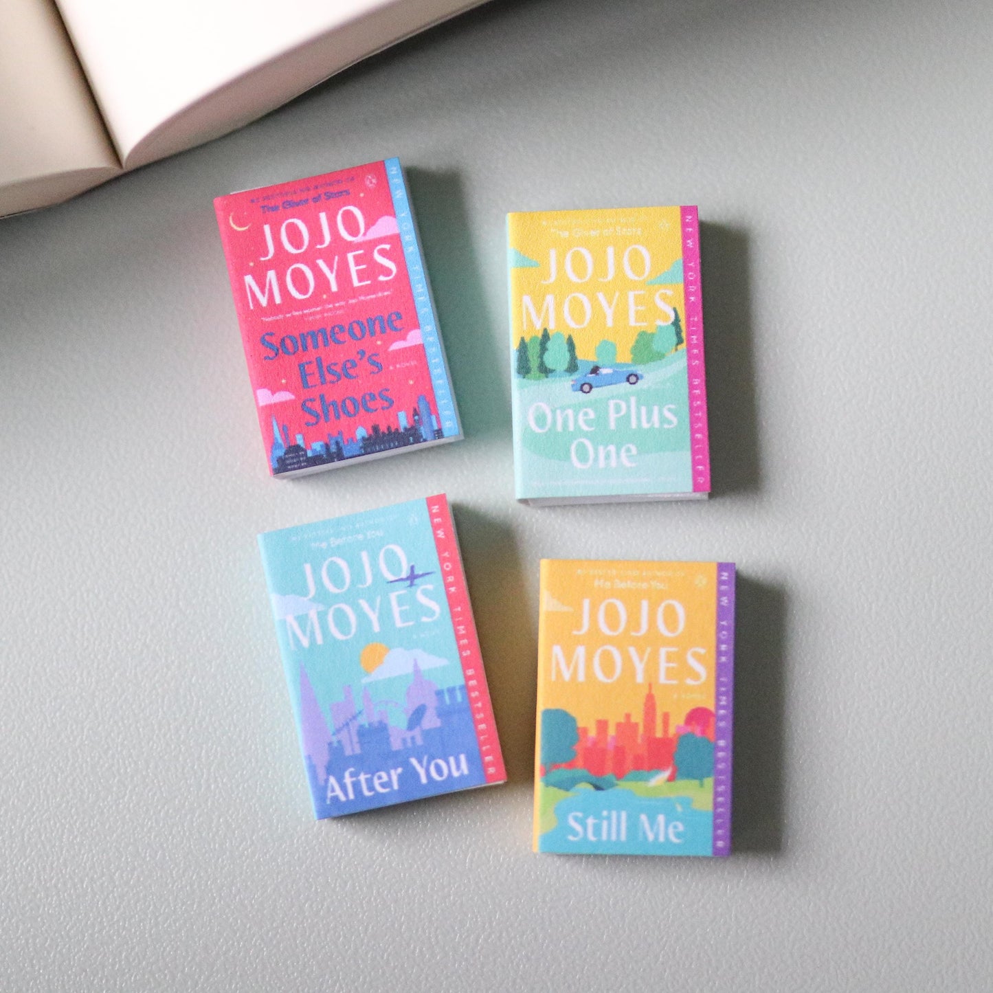 Handmade MINI Jojo Moyes Books (set of 4 mini books)