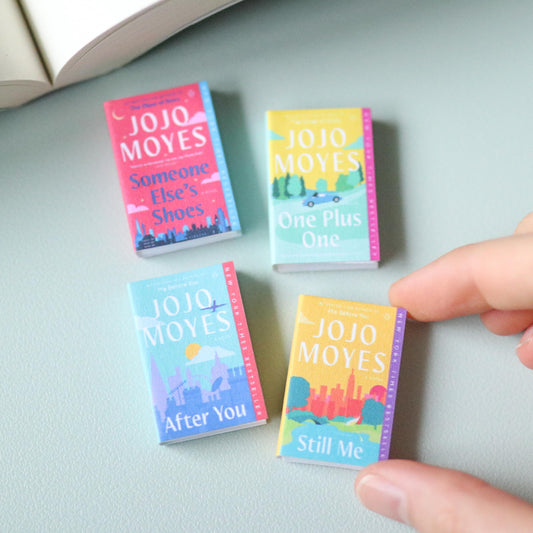 Handmade MINI Jojo Moyes Books (set of 4 mini books)