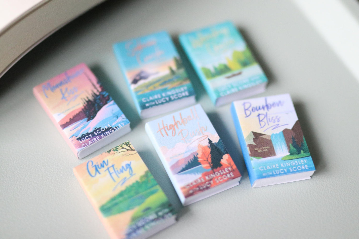 Handmade MINI Bootleg Springs Series Books (set of 6 mini books)