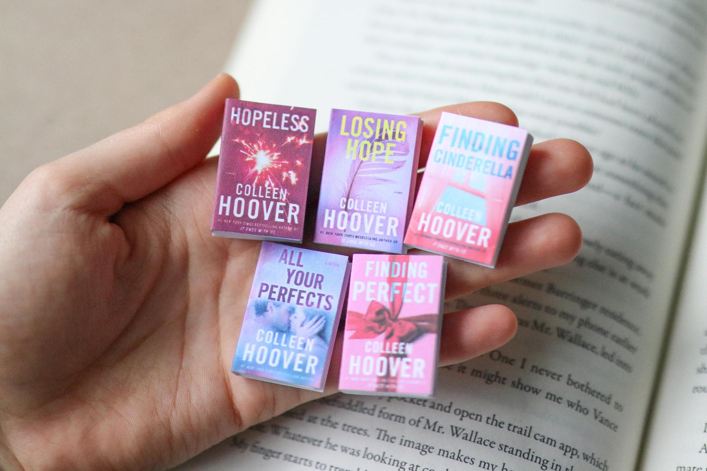 Handmade MINI Hopeless Series Books (set of 5 mini books)