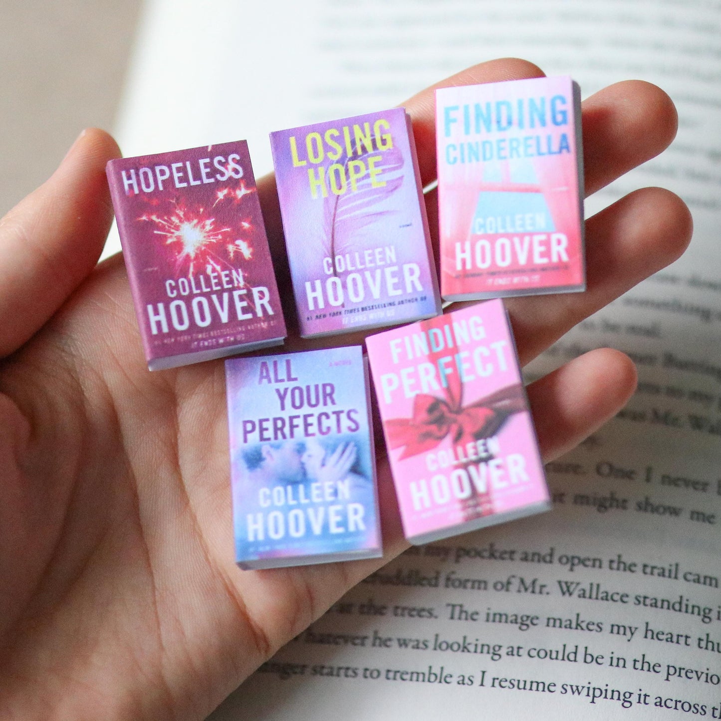 Handmade MINI Hopeless Series Books (set of 5 mini books)