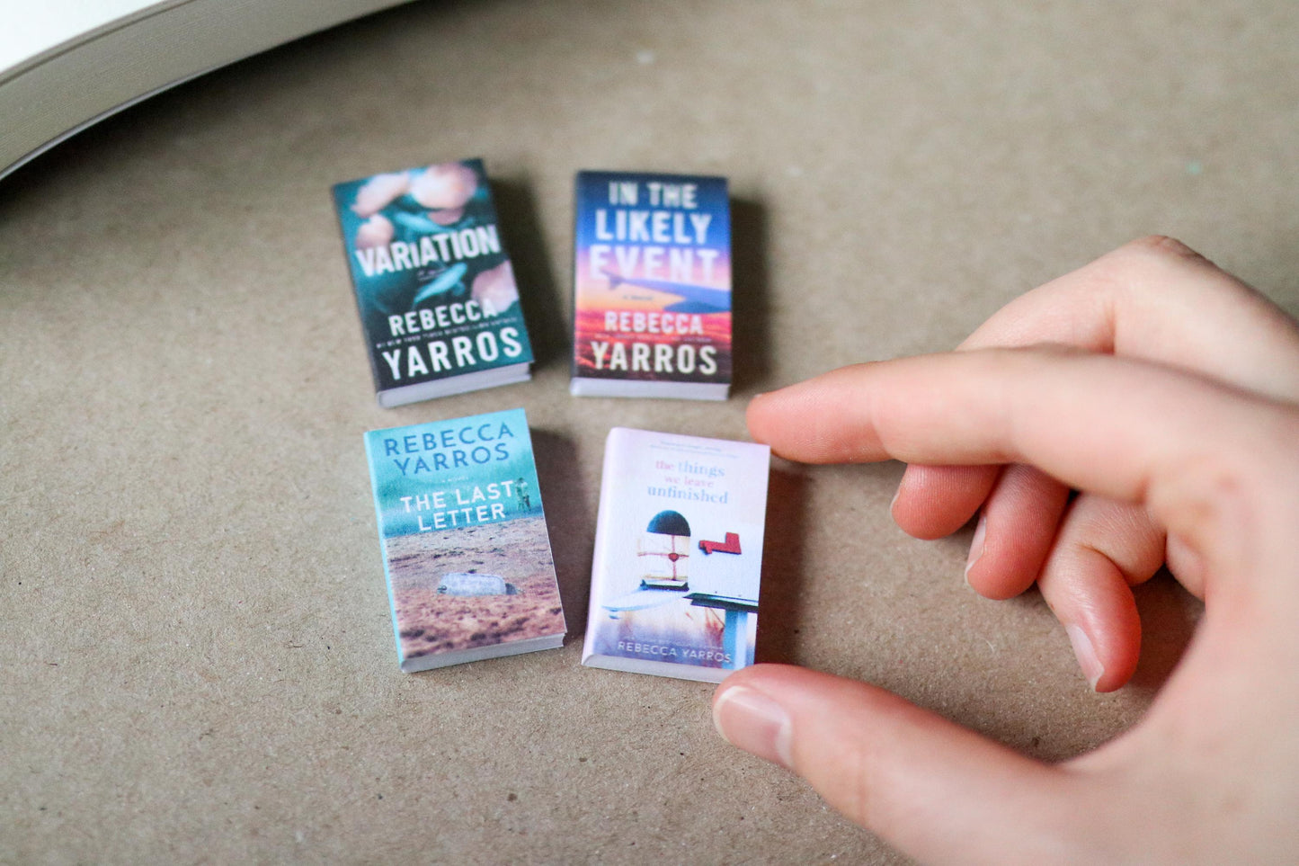 Handmade MINI Rebecca Yarros Books (set of 4 mini books)