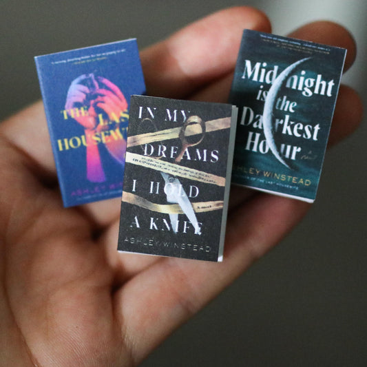 Handmade MINI Ashley Winstead Books (set of 3 mini books)