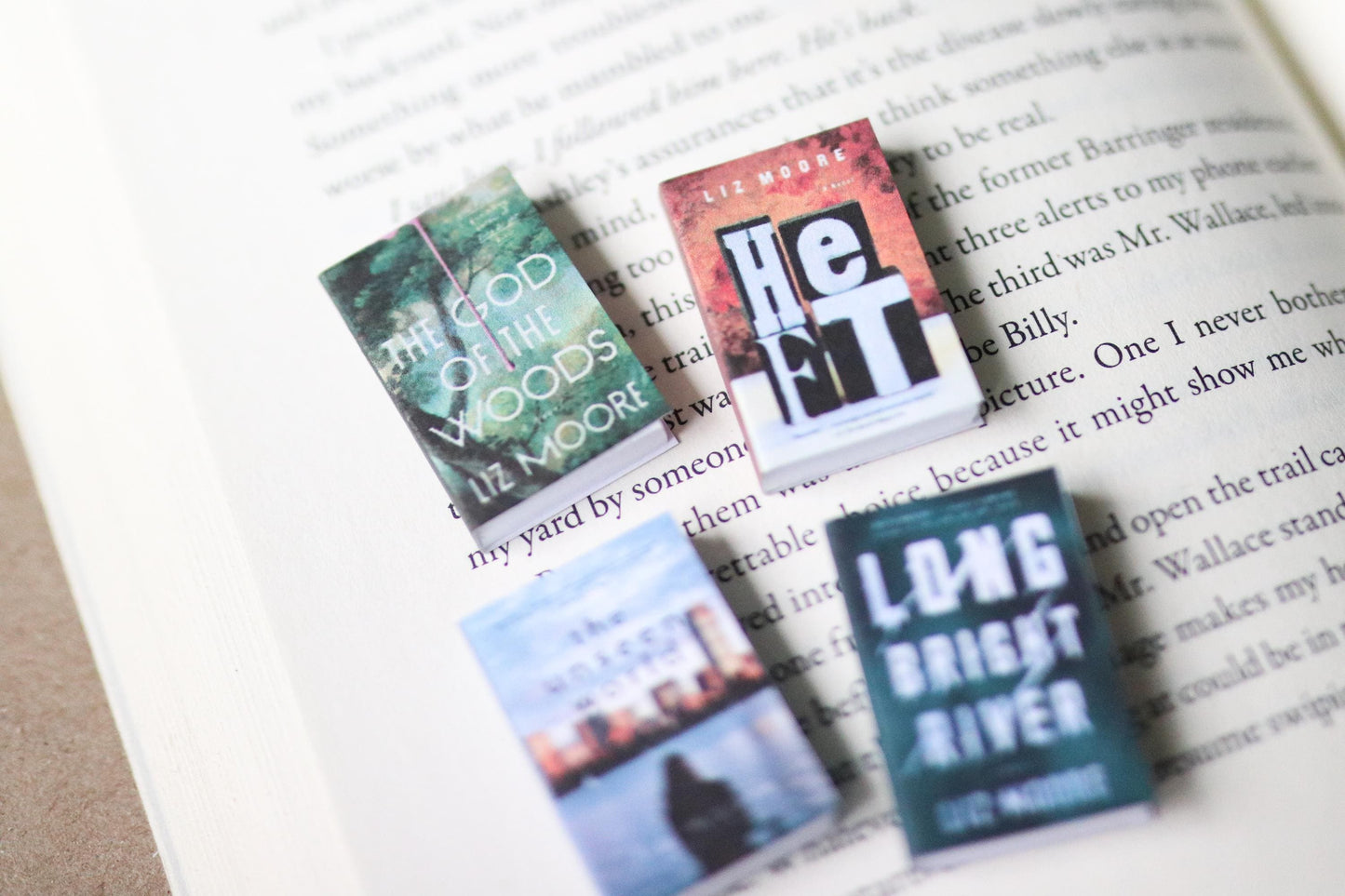 Handmade MINI Liz Moore Books (set of 4 mini books)
