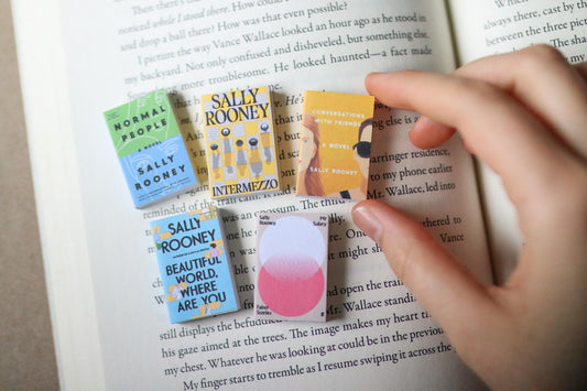 Handmade MINI Sally Rooney Books (set of 5 mini books)