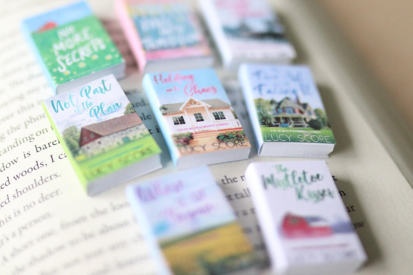 Handmade MINI Blue Moon Series Books (set of 8 mini books)