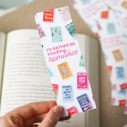 Romance inspired Bookmark