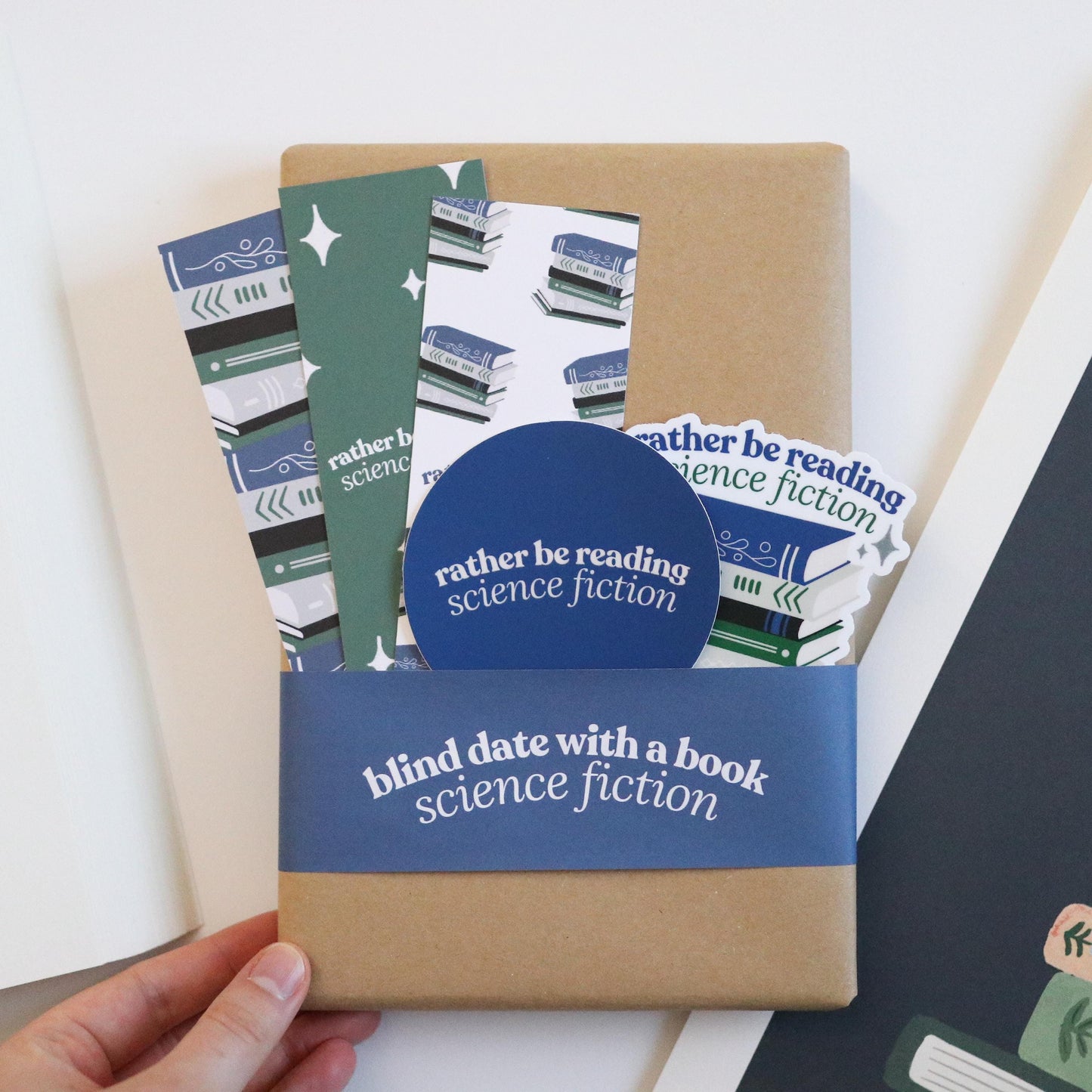 Sci-fi Blind Date With A Book | Mystery Book Gift, New Surprise Book gift for readers book lover reader reading bookworm science fiction