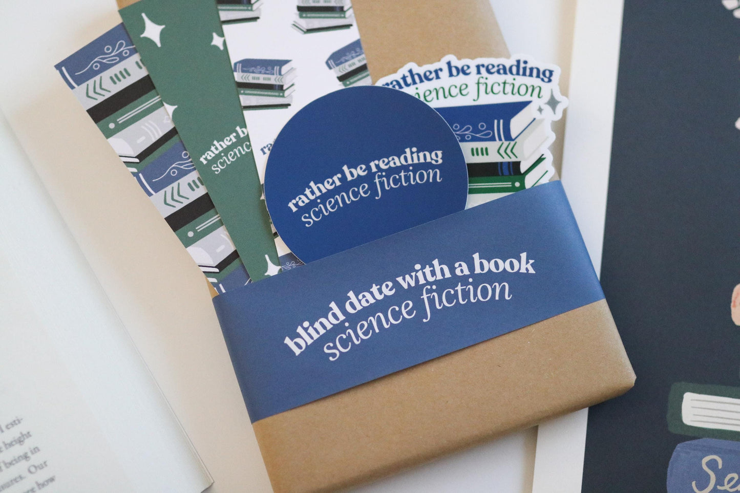Sci-fi Blind Date With A Book | Mystery Book Gift, New Surprise Book gift for readers book lover reader reading bookworm science fiction