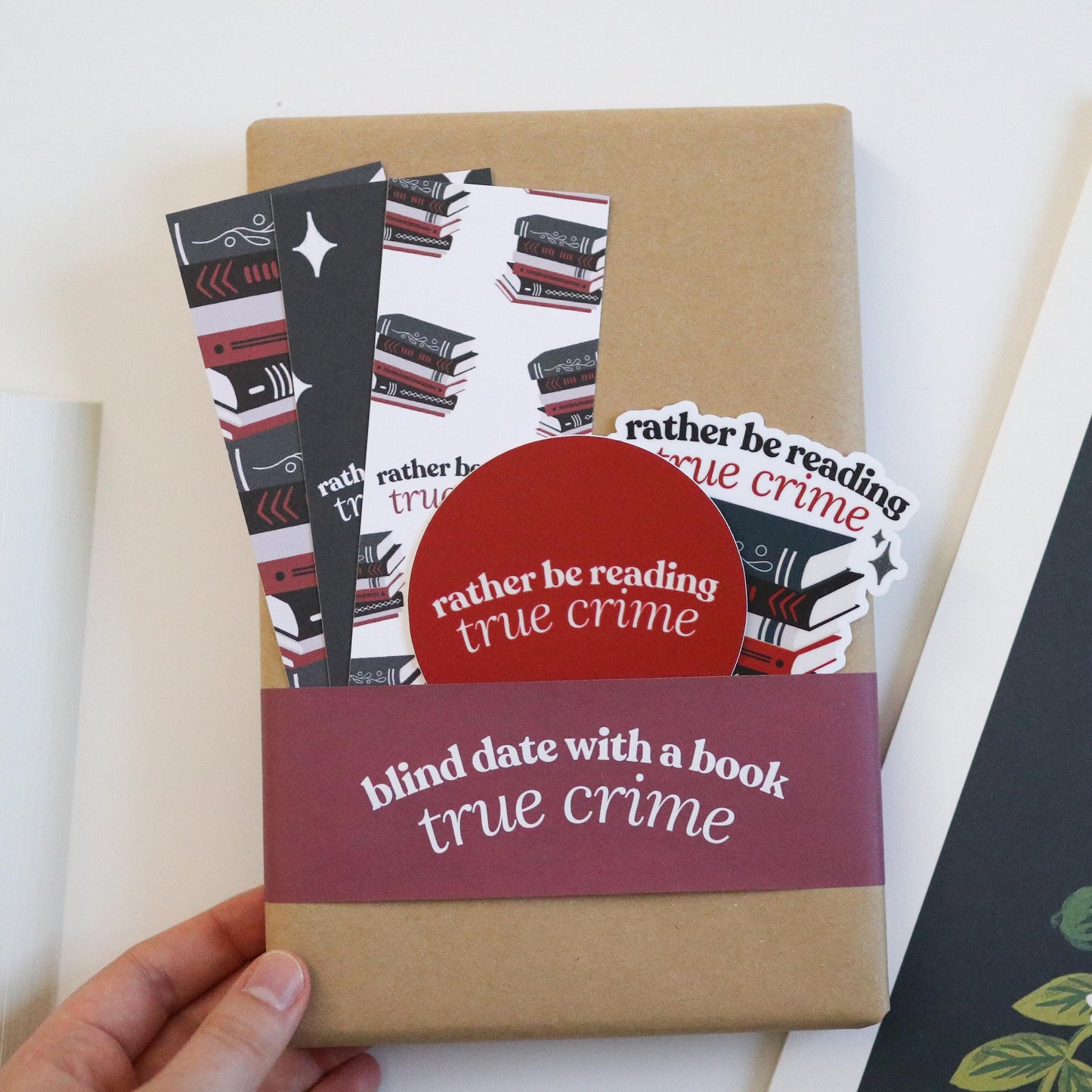 True Crime Blind Date With A Book | Mystery Book Gift, New Surprise  detective gift for readers book lover reader reading bookworm forensic