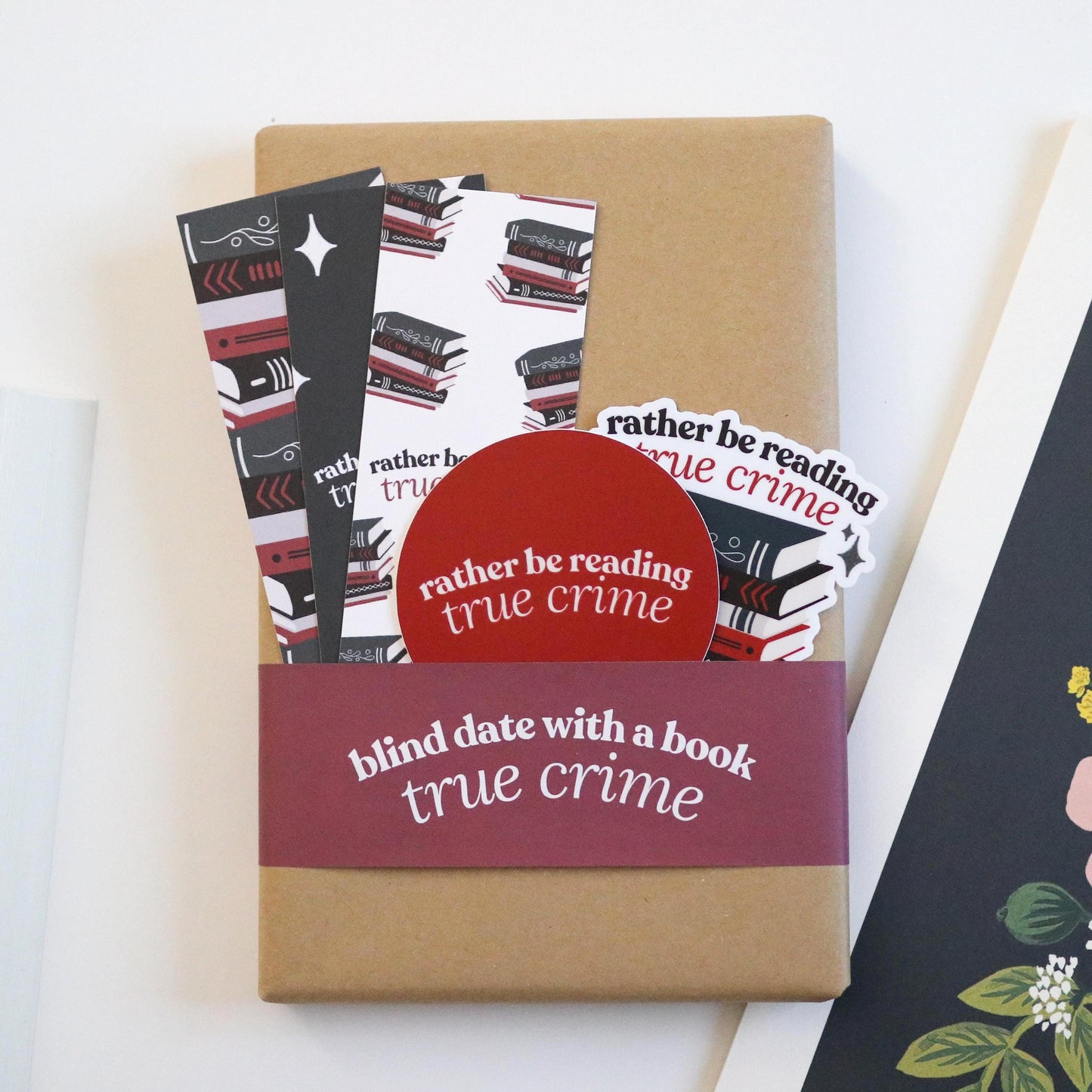 True Crime Blind Date With A Book | Mystery Book Gift, New Surprise  detective gift for readers book lover reader reading bookworm forensic