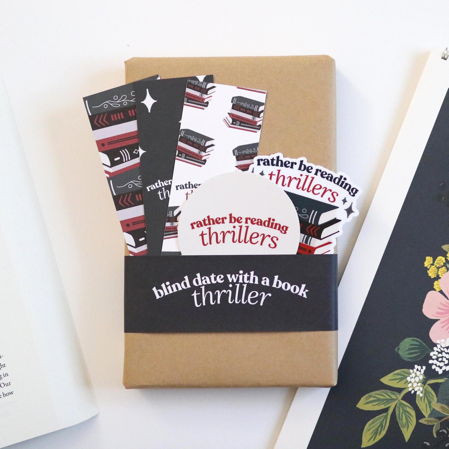 Thriller Blind Date With A Book | Mystery Book Gift, New Surprise mystery gift for readers book lover reader reading bookworm suspense